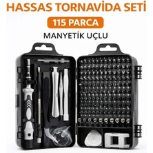Uslucan Alışveriş 115 Parça Manyetik Uçlu Hassas Tornavida Seti