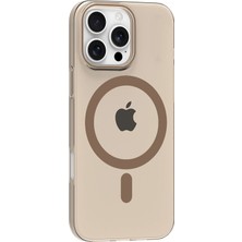 İlk El Grup  Apple Iphone 16 Pro Max Pc Blank Magsafe Kapak - Çöl Titanyum