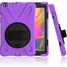 İlk El Grup  Samsung Galaxy T290 Tab A 8 Kılıf Amazing Tablet Kapak - Mor