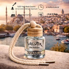Velvox Istanbul Oto Kokusu 10 ml Yağ Bazlı Uzun Süre Kalıcı Askılı Araç Kokusu
