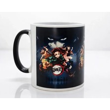Uslucan Alışveriş Porselen Renk Değiştiren Demon Slayer Kupa Bardak - Model 2