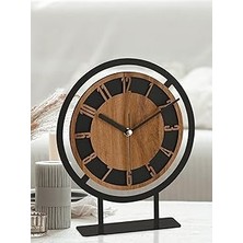 SHC4200 Emores 22X27 cm Metal Sarkaçli Dekoratif Masa Üstü Saati