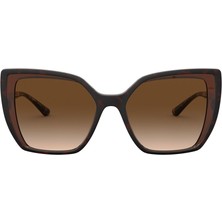 Dolce & Gabbana Dolce&gabbana  6138 3185/13 55  Kadın Kahve Çekik Çerçeve Güneş Gözlüğü
