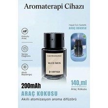 Kensa Şarjlı Otomatik Araç ve Ofis İçi Buharlı Nemlendirici Koku Difüzörü Yıldız Efektli Atomizasyonlu