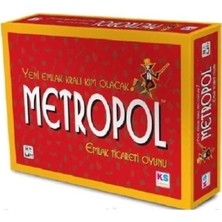 Zoe Metropol Emlak Ticaret Oyunu Aile ile Oynanabilir Eğlenceli Oyun 6 Oyuncu İçin Tasarlandı