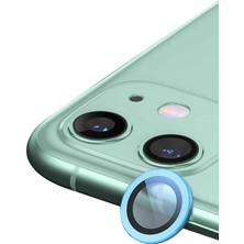 İlk El Grup  Iphone 12 Raze Metal Kamera Lens - Mavi