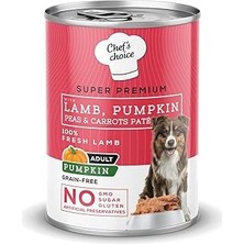 SHC4200 Chef's Choice Yetişkin Köpekler Için, Tahılsız, Hipoalerjenik, Kuzu Etli, Balkabaklı, Bezelyel