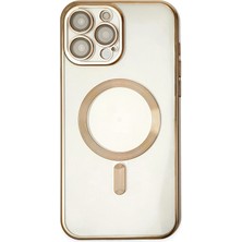 İlk El Grup  Iphone 13 Pro Kılıf Kross Magneticsafe Kapak - Gold