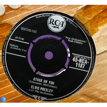 Plakantik Elvis Presley - Stuck On You / Fame And Fortune (1960) Rca 45-Rca 1187