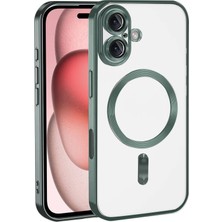 İlk El Grup  Apple Iphone 17 Kross Magneticsafe Kapak - Koyu Yeşil