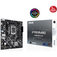 Asus Prıme H810M-K Intel H810 Soket 1851 Ddr5 6400MHZ Matx Gaming (Oyuncu) Anakart