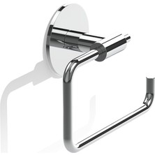 Decor Walther Basic Sk Tuvalet Kağıtlık, Açık, Yapışkanlı - Krom