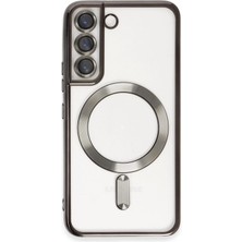 İlk El Grup  Samsung Galaxy S22 Kılıf Kross Magneticsafe Kapak - Siyah