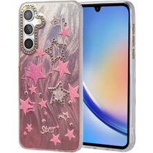 İlk El Grup  Samsung Galaxy A34 5g Kılıf Blade Aynalı Desenli Kapak - Desen 7