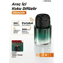 Kensa ŞARJLI ARAÇ İÇİ PARFÜM DİFÜZÖRÜ KOKULU HAVA NEMLENDİRİCİ HUMUDİFİER YILDIZ TAVAN LAZER