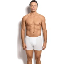 Jiber Erkek Beyaz Modal Pamuklu 3'lü Boxer 255