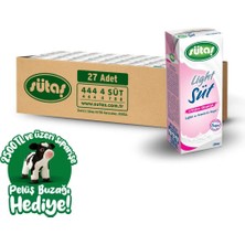Sütaş Light Süt 200 ml 27 Adet %0 Yağ Oranı ile Sağlıklı Seçim Doğal Lezzet