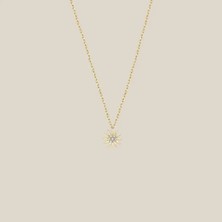 Altıntaş Minimal Güneş Altın Kolye