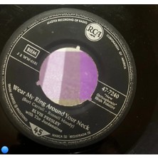 Plakantik Elvis Presley - Wear My Ring Around Your Neck / Doncha' Think It's Time - Rca 47-7240 (Vinyl, 7", Single, Germany)