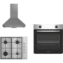 Altus Inox 3 Lü Ankastre Set ( Ala 310 I - Ala 181 Gıd - Ala 522 I )