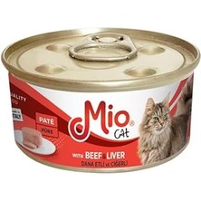 SHC4200 Mio 85 gr Kedi Yaş Mama, Dana Etli ve Ciğerli x 24 Adet