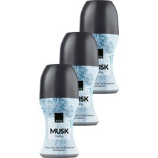 Avon Musk Exhale Roll On 50 Ml. Üçlü Paket
