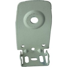 MorPerde Dar Kasa Yuvarlak Delikli Uzun Krem Metal Ayak