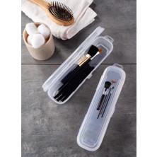 Hayveys Multix Şeffaf Makyaj Aksesuarları Kutusu Fırça ve Kalem Düzenleyici Kullanım Alanı