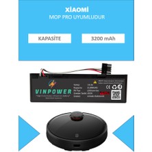 Xıaomı Mop P  robot Süpürge Uyumlu Batarya 3200 Mah