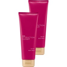 Avon Attraction Closer Vücut Losyonu 125 Ml. Ikili Paket