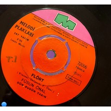Plakantik Füsun Önal - Flört / Aşk Nezlesi (1972) Melodi Plak 72006