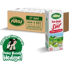 Sütaş Tam Yağlı Süt 200 ml (27 adet)