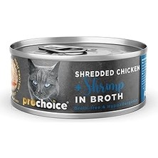 SHC4200 Prochoice Deluxe Shredded, Tahılsız, Hipoalerjenik, Tiftiklenmiş Tavuk Eti ve Karidesli Yaş Kedi Ma