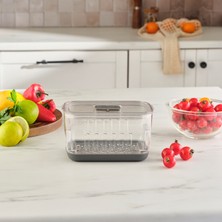 Karaca Citrina Saklama Kabı Antrasit Small 900 ml