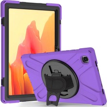 İlk El Grup  Samsung Galaxy T220 Tab A7 Lite 8.7 Kılıf Amazing Tablet Kapak - Mor