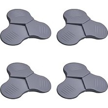 SHC4200 Yonca 3 Kademeli Silikon Kapı Stoperi 4'lü Set