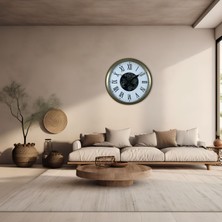 Zentime Roma Elegance Eskitme 60 cm Çarklı Duvar Saati