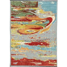 Soho Antiq Taren Soyut Tasarımlı Tezgah Dokuma Halı 208X292 cm