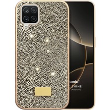 Microsonic Samsung Galaxy A12 Kılıf Cosmic Shine Gold