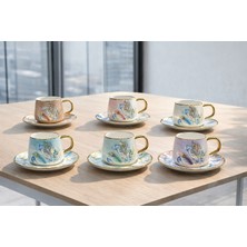 Acar 2026 Sezonu Porselen 6 Kişilik Fincan Takımı 90 ml