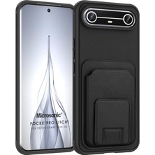 Microsonic Tecno Spark Slim 5g Kılıf Pocketpro Litchi Siyah