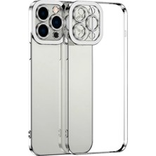 Die Grup Ally Fashion Series iPhone 11 Pro  Kılıf Renkli Kenar Lazer Çerçeveli Silikon KILIF-(5775) Dıe