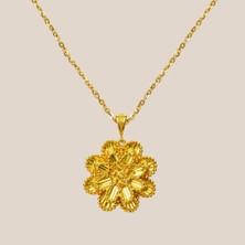 Altıntaş 22 Ayar Dorikalı Çiçek Altın Kolye