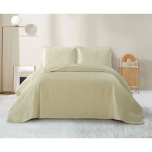 Munih Çift Kişilik Yatak Örtüsü - Krem