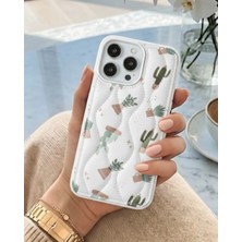 Kılıf House Iphone Uyumlu Kapitone Çiçek Desenli Kılıf