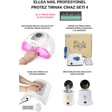 Strong Protez Tırnak Cihaz Seti 210 & Tırnak Toz Toplama & X26 Max Uv 81 LED & Mini Sterilizatör