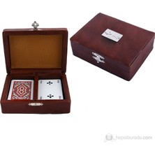 Star Oyun Aletleri Star Elit Kutulu Oyun Kağıdı Özel Deri Kapaklı 2 Deste Yerli Üretim Oyun Takımı