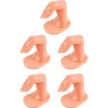 Ellea Nail Eğitim Parmağı Protez Tırnak & Kalıcı Oje Eğitimi Yapışkanlı 5 Adet