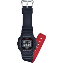 Casio G-Shock Erkek Kol Saati DW-5600UHR-1DR Suya Dayanıklı Metal Kasa ve Kordon ile Renkli Tasarım