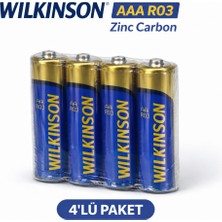 Sb Shopping Wilkinson Aaa R03 Ince Pil Zinc Carbon 2 Li 2 Paket